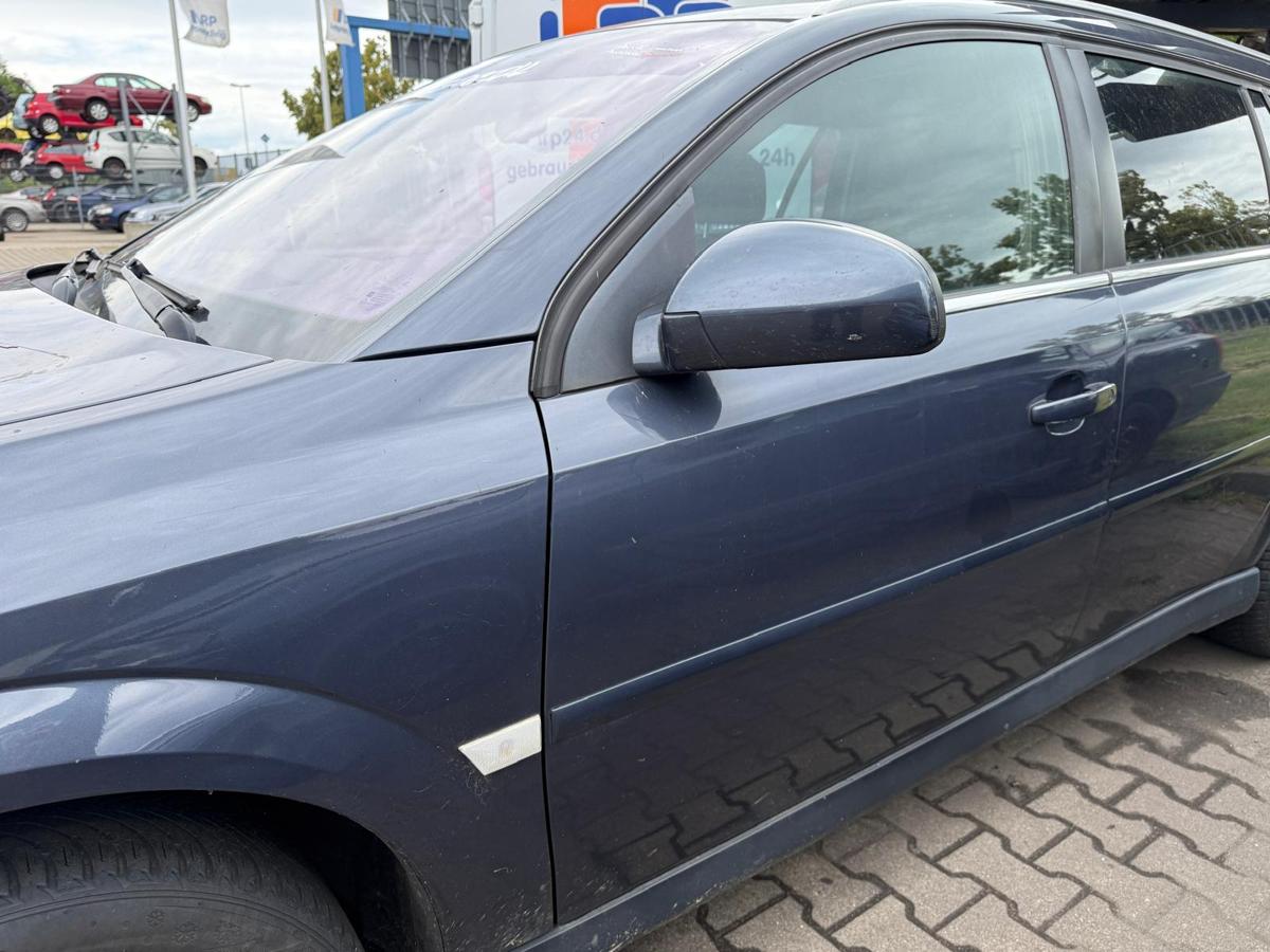 Opel Vectra C original Tür vorn links Z168 Metroblau Perl Rohbau BJ06